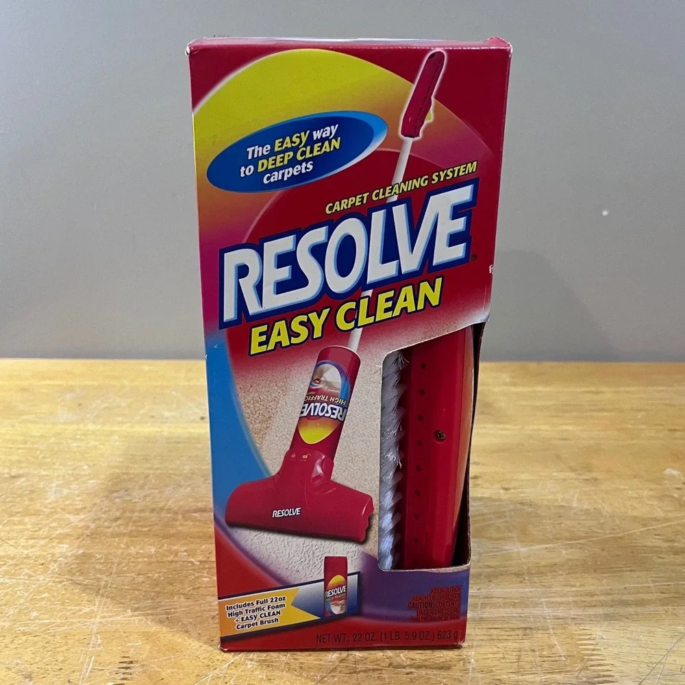 Resolve Easy Clean Carpet Cleaning System Tool & 22oz High Traffic Foam New NIB - Picture 1 of 5